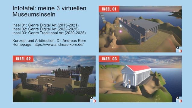 Andreas Korn - Virtuelle Museumsinsel-Infotafel Andreas Korn - Virtuelle Museumsinsel